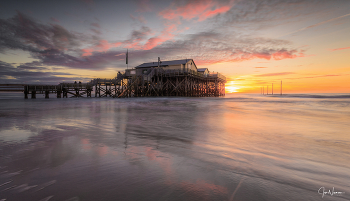 &nbsp; / Beachbar at the beach from St-Peter-Ording