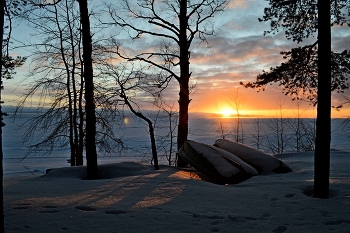 На закате........ / Петербург. Репино. Февраль