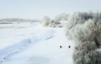 Зимняя река / Январь