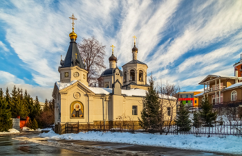 Конец зимы в Казани 03 / Церковь Святой Преподобной Великомученицы Евдокии (Казань)