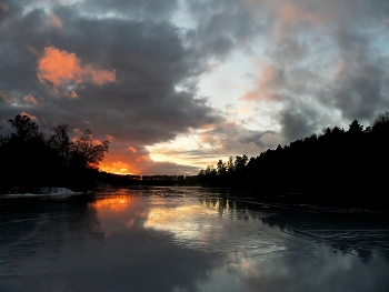 Облачным вечером..... / Сосново-Петровское. Март