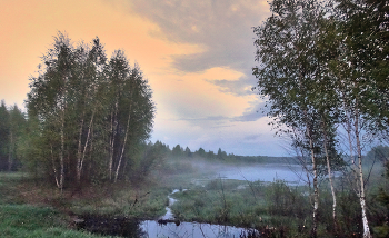 Майский вечер в Полесье / Майский вечер в Полесье