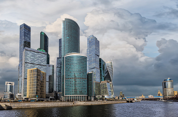 Москва сити. / Городской пейзаж.