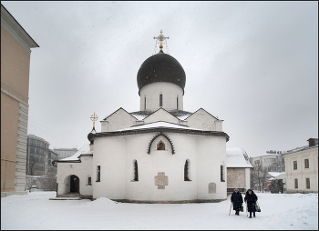 Собор / Собор Покрова Пресвятой Богородицы в Марфо-Мариинской обители сестер милосердия.