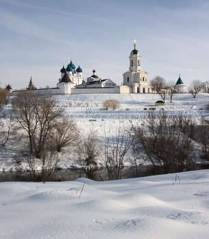 Февральский пейзаж / Высоцкий монастырь