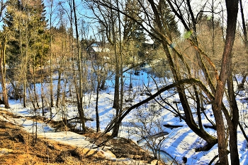 "Деревья были тощими, был на исходе март..." / Мартовский этюд ...