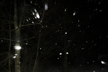 ночьная пурга / летел последний снег этой зимы