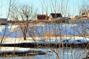 Весенний этюд / Весна на селе. Южный Урал