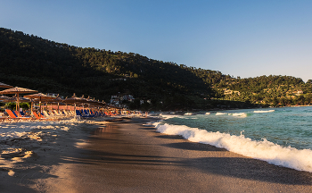 Вечерний пляж / Греция,о.Тасос