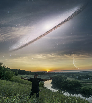 по соседству с "Сомбреро" / на восходе