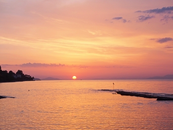 Клонилось солнце к горизонту... / Греция, Ионическое море