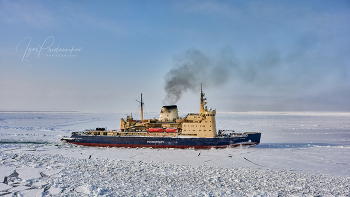 В полярных льдах / В Карском море