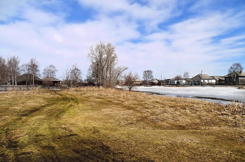 Деревенская весна / Томская область, село