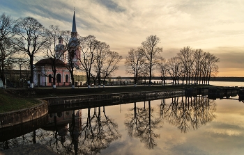 опустился на город вечер / опустился на город вечер