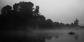 утро на рыбалке / река теза