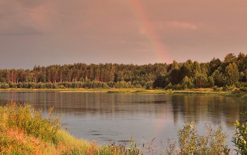 Радуга во время летней грозы / Радуга во время летней грозы
