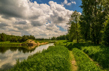 Ну вот и лето # 06 / 05 июня 2022 года. Озеро в лесу у города Дрезна, Восток Подмосковья.