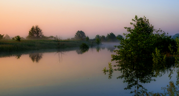 Утро на озере Сосновое. / Утро на озере Сосновое. Мещера.