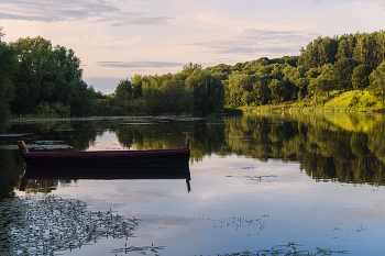 Тёплый вечер / На пруду