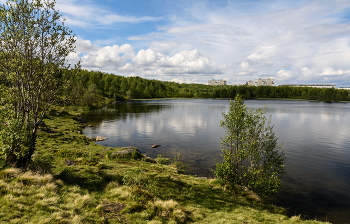 зелёные берега / озеро Семёновское, Мурманск