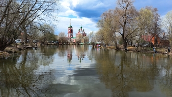 река Трубеж в Переславль-Залесском (Ярославская область) / река Трубеж в Переславль-Залесском (Ярославская область)