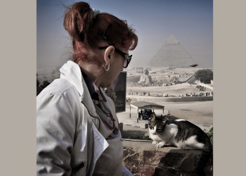 портрет с египетской кошкой / ***