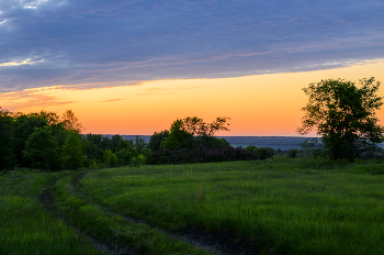Дорога... / Летний вечер...