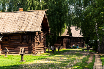 летние зарисовки / Кострома, музей &quot;Костромская слобода&quot;