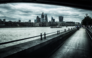 Взгляд на Лондон-сити / Англия