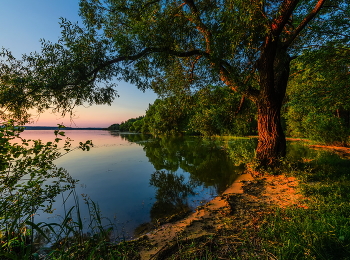 Вечерний свет / Беларусь. Заславское водохранилище.