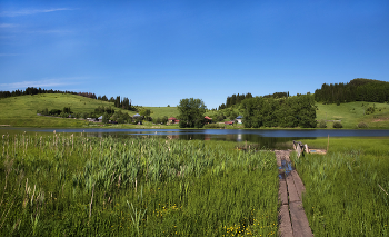 Деревенский пейзаж / У озера