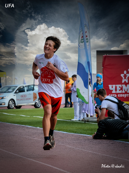 Тяжёлый финиш. / Международный марафон-Уфа