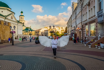 Городской ангел / 02 июля 2022 года Казань, улица Баумана...