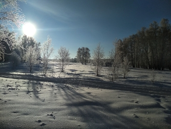 *Зимнее солнцестояние** / Зимний пейзаж уральской природы