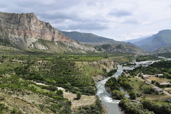 Долина в Горах. / Дагестан.