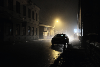 Морозный туман 26 / Витебск морозным зимним вечером.