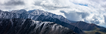 Хребет / Вид с горы ретранслятора села Акташ Горный Алтай