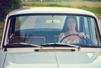 В поездке / модель Юлиана Смирнова