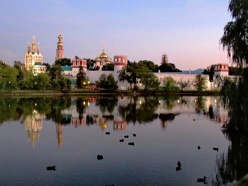 Утки зеркало не портят! / Новодевичий монастырь.