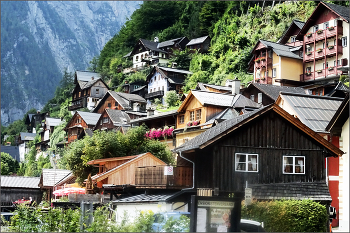 Walk to Hallstatt - Austria / Город и деревня