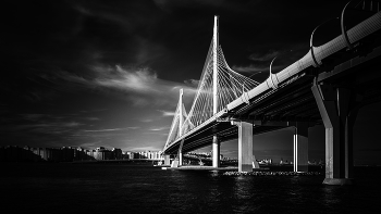 Магистраль / Санкт-Петербург, Западный скоростной диаметр, вантовый мост через Петровский фарватер
https://imgur.com/a/9eLcqTk