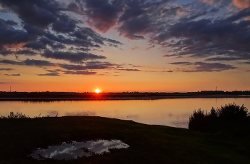 На вечерней зорьке... / Томская область, закат, природа, пейзаж