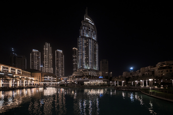 Dubai Downtown Night / Конец жаркого лета в Дубае.