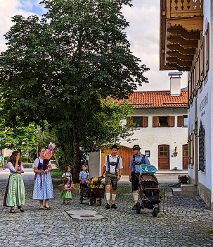 Случайная встреча / Деревня Обераммергау (Oberammergau)