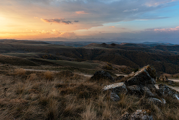 а перевале Гум-Баши... / Карачаево-Черкесия.