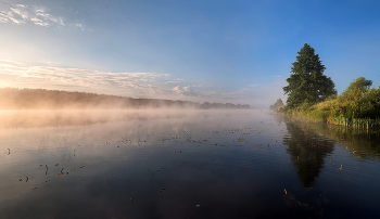 Рассвет / на реке