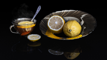 Чай с лимоном / Натюрморт
