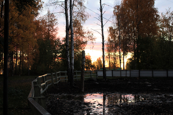 Лужица / Рассвет в парке, Петрозаводск