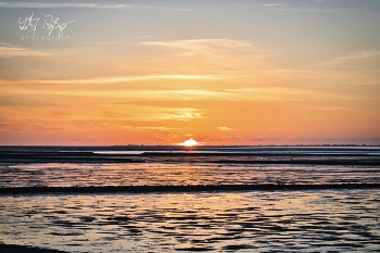 &nbsp; / Sonnenuntergang im Herbst an der Nordsee