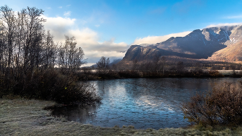 Поздняя осень. Первые заморозки. / Хибины.